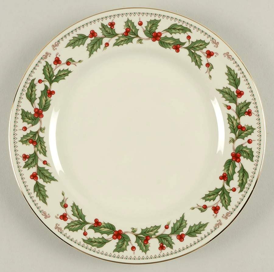 Ivory Holly (China) Salad Plate by The Cellar (China)-1