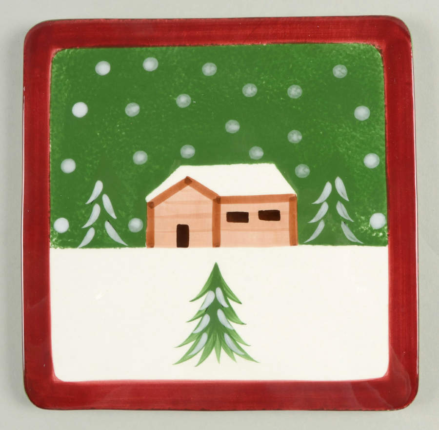 Log Cabin Christmas Cheese and Cracker Board by The Cellar (China)-1