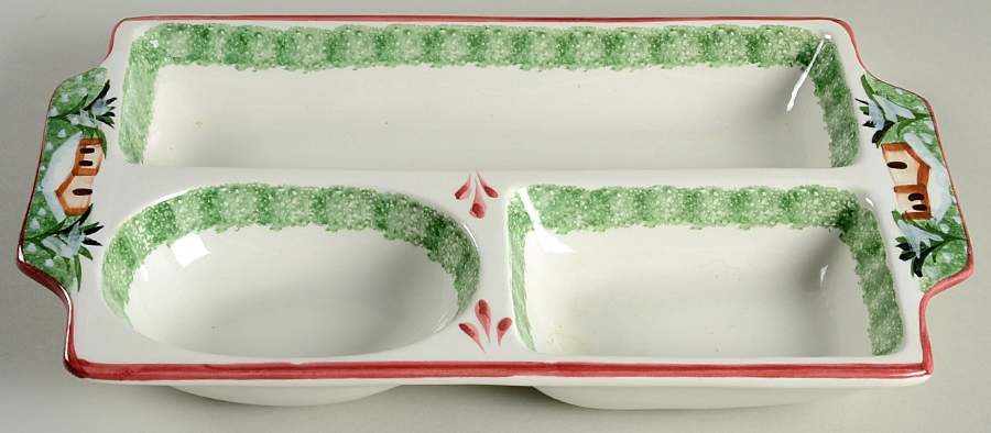 Log Cabin Christmas 3-Part Relish by The Cellar (China)-1