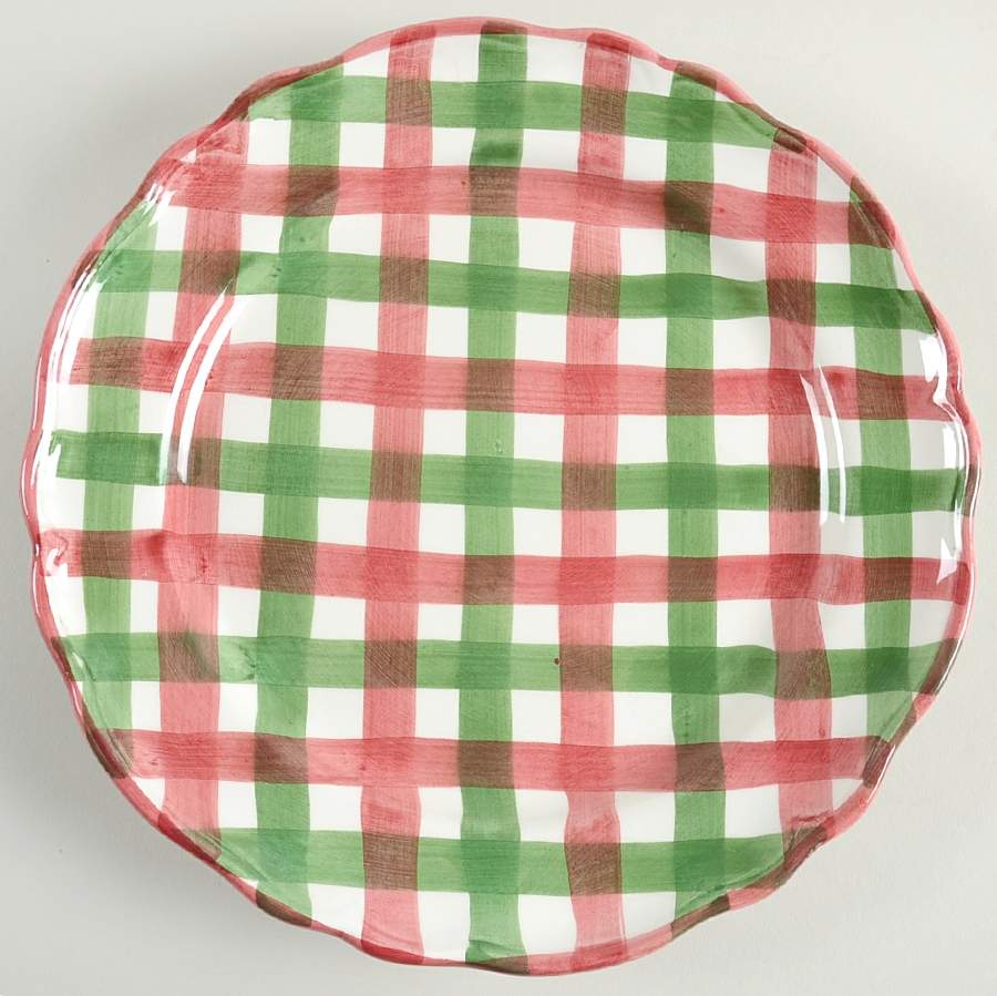 Log Cabin Christmas Dinner Plate by The Cellar (China)-1