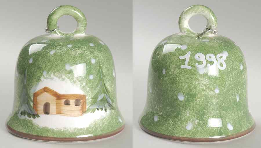 Log Cabin Christmas Bell by The Cellar (China)-1