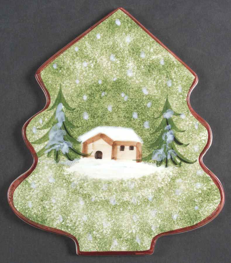 Log Cabin Christmas Trivet by The Cellar (China)-1