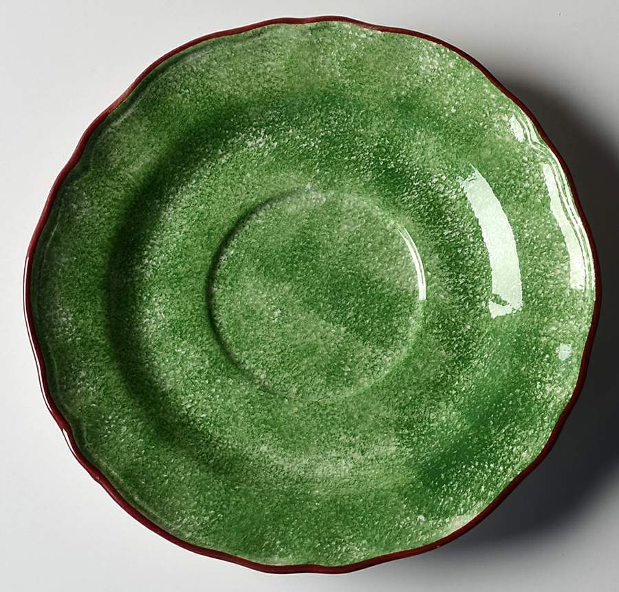 Log Cabin Christmas Saucer for Breakfast Cup by The Cellar (China)-1