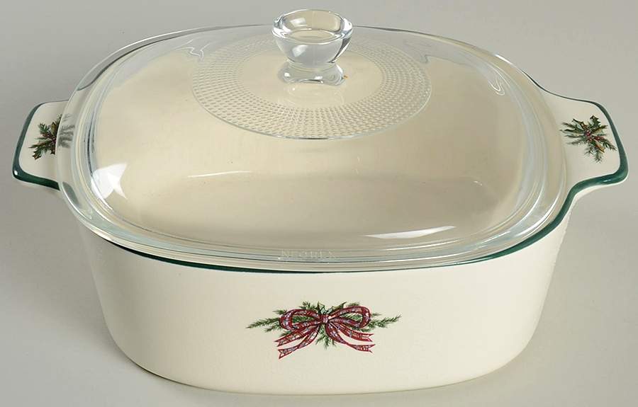 O'Tannenbaum 2 Qt Round Covered Casserole by The Cellar (China)-1