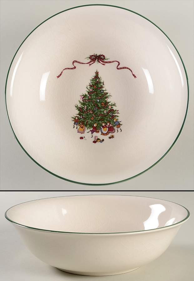 O'Tannenbaum 9" Round Vegetable Bowl by The Cellar (China)-1