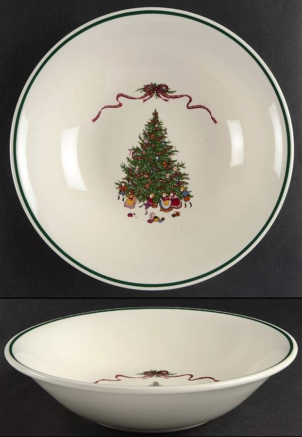 O'Tannenbaum 9" Round Vegetable Bowl by The Cellar (China)-1