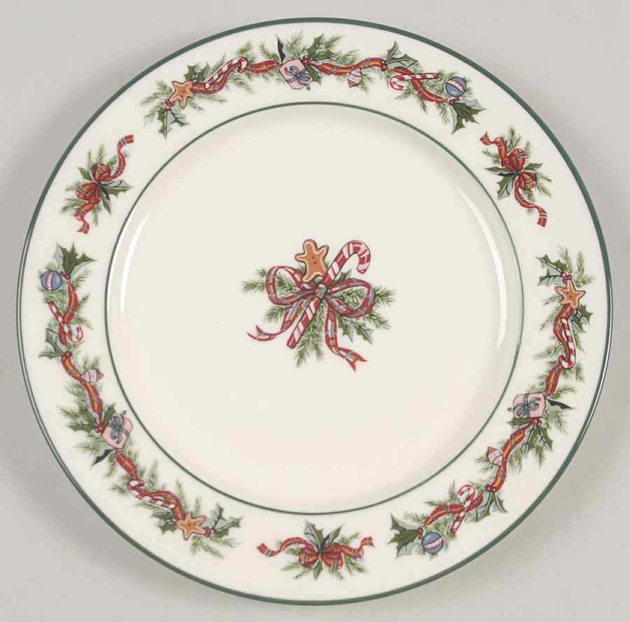 O'Tannenbaum Salad Plate by The Cellar (China)-1