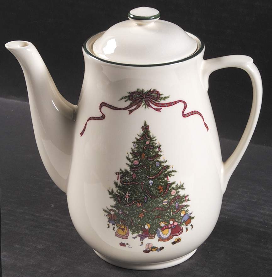O'Tannenbaum Coffee Pot & Lid by The Cellar (China)-1