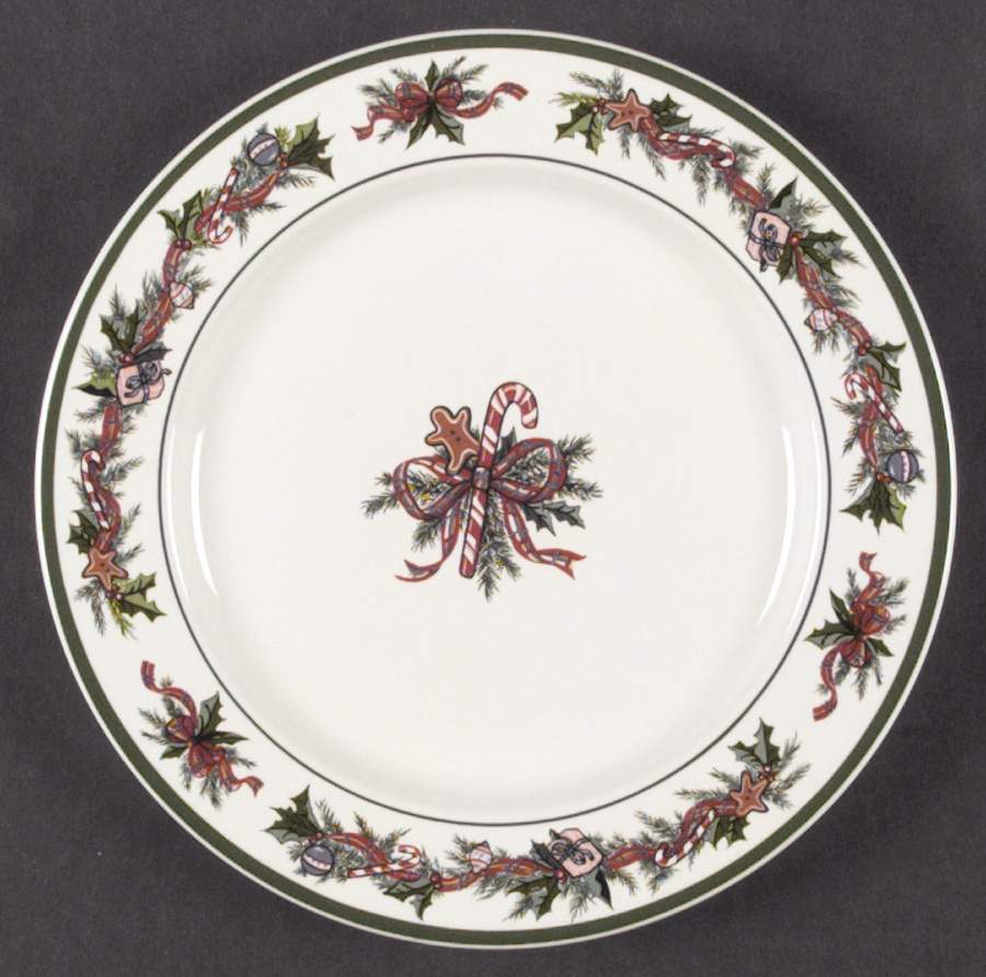 O'Tannenbaum Salad Plate by The Cellar (China)-1