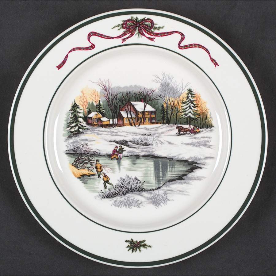 O'Tannenbaum Salad Plate by The Cellar (China)-1