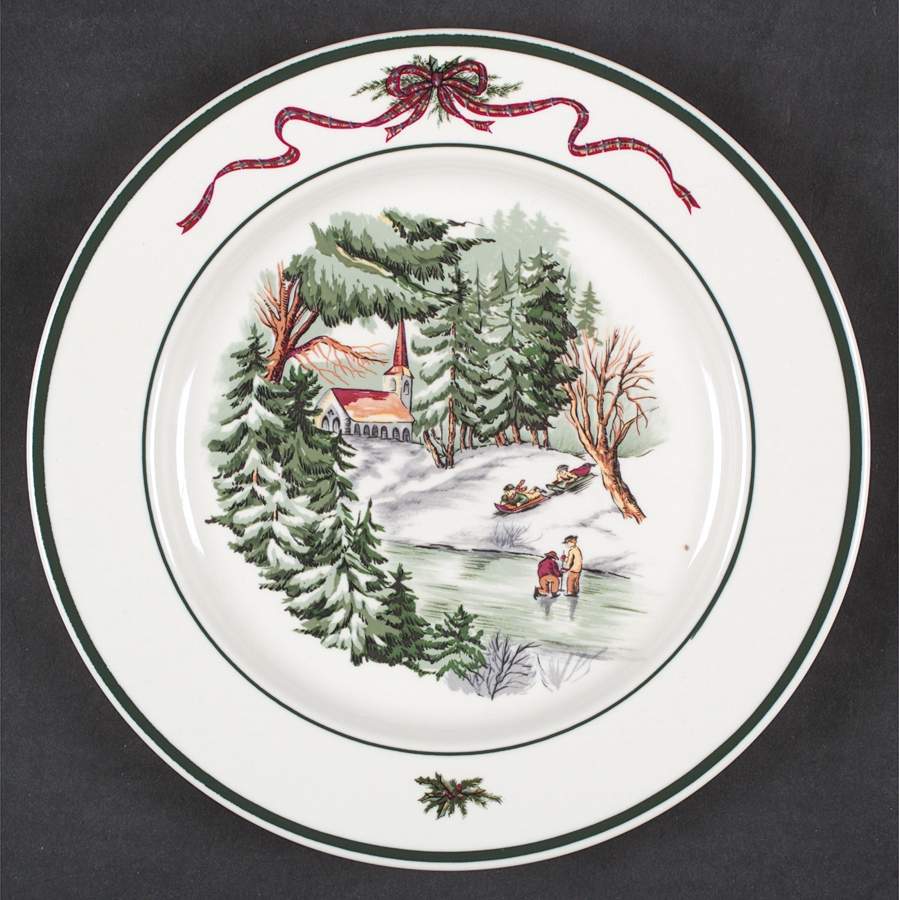 O'Tannenbaum Salad Plate by The Cellar (China)-1