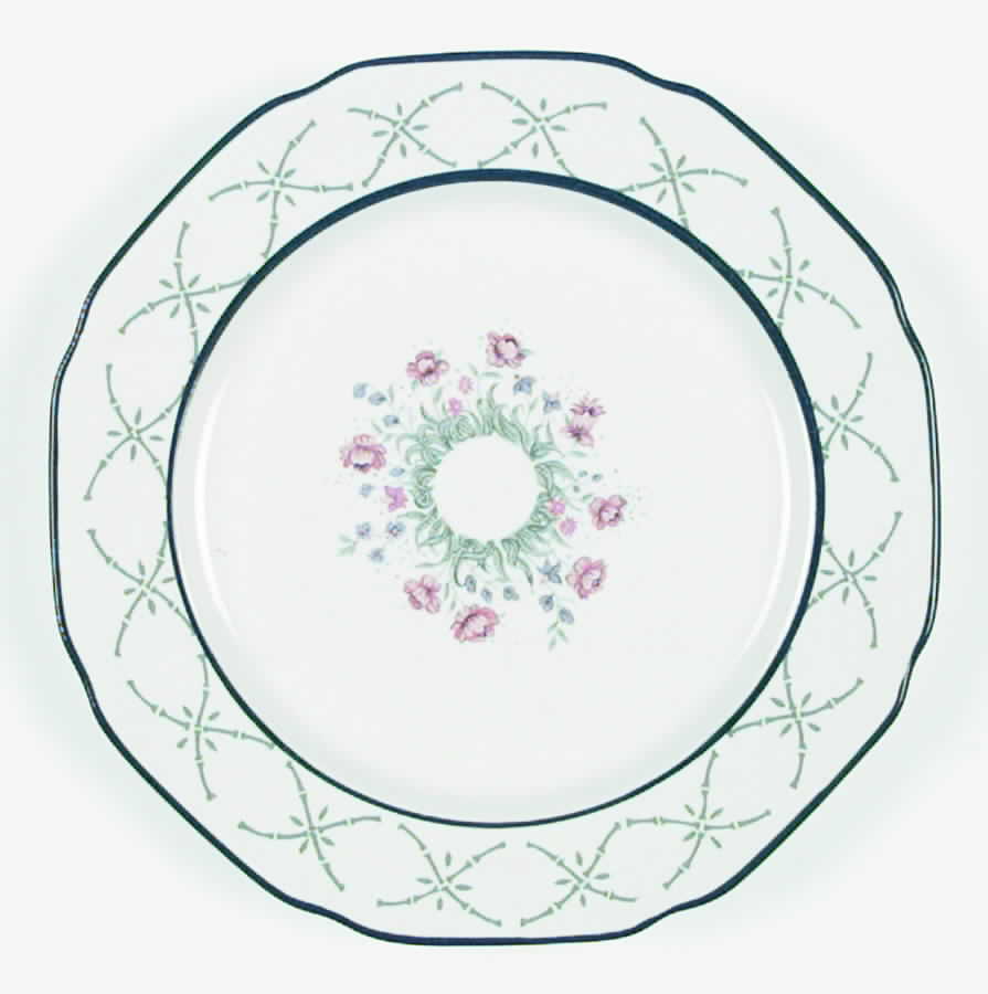 Summer's Garden Salad Plate by The Cellar (China)-1