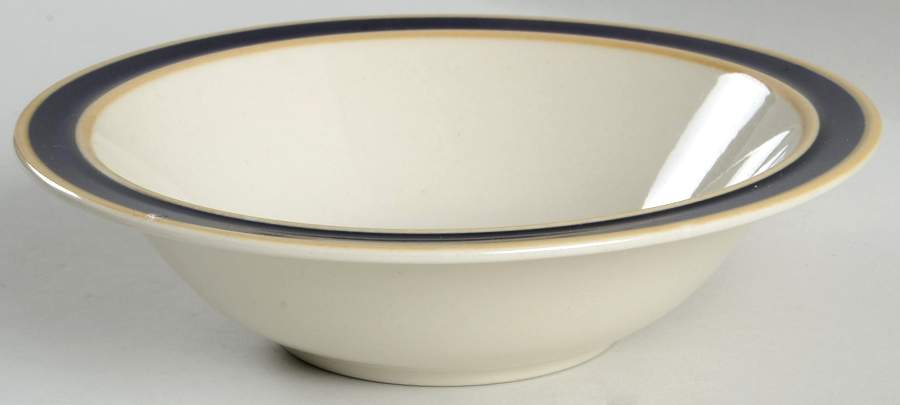 Sunterra Laguna Blue Rim Cereal Bowl by The Cellar (China)-1