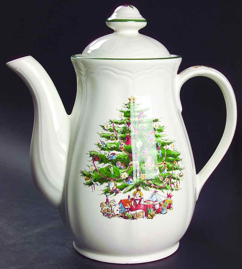 Yuletide Coffee Pot & Lid by The Cellar (China)-1