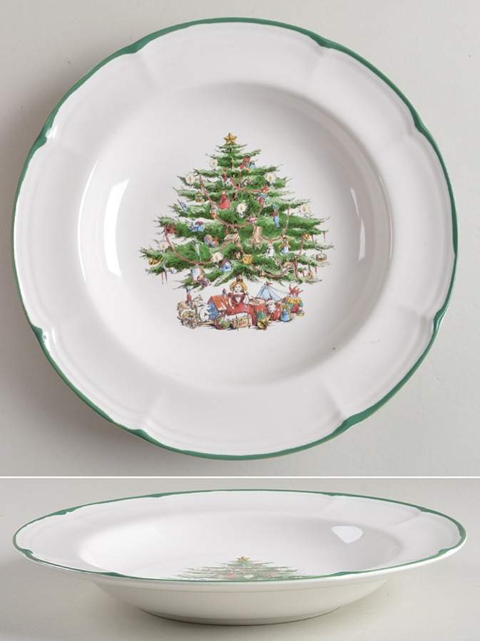 Yuletide Rim Soup Bowl by The Cellar (China)-1
