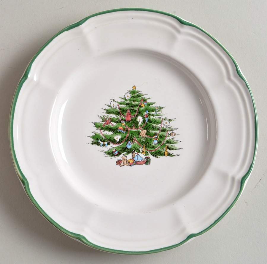 Yuletide Bread & Butter Plate by The Cellar (China)-1