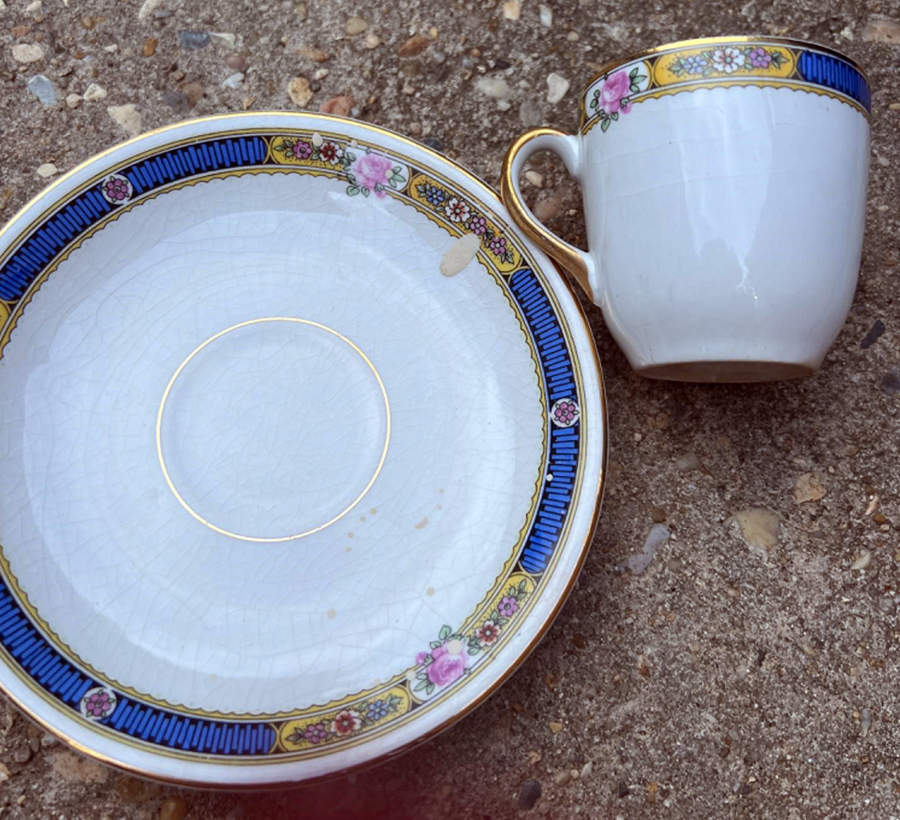 CLT6 Flat Cup & Saucer Set by Carrollton-1