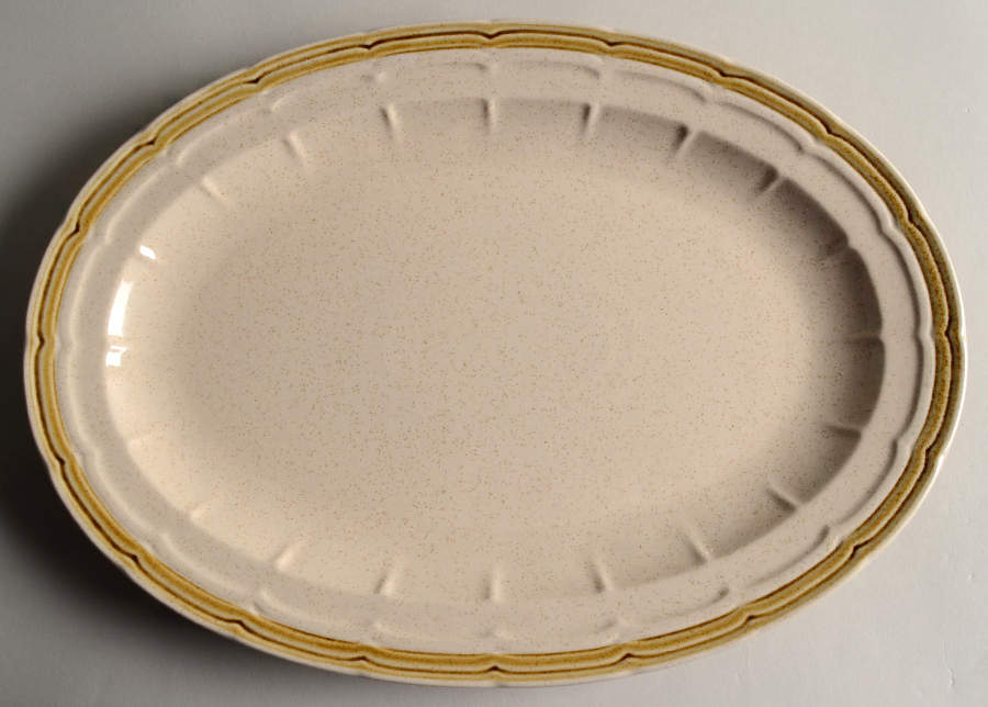 Desert Winds 16" Oval Serving Platter by Crown Manor-1