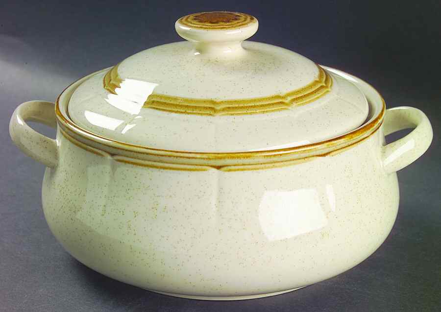 Desert Winds Round Covered Vegetable by Crown Manor-1