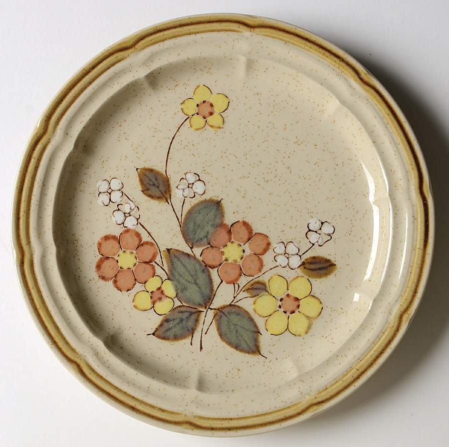 Floral Garden Salad Plate by Crown Manor-1