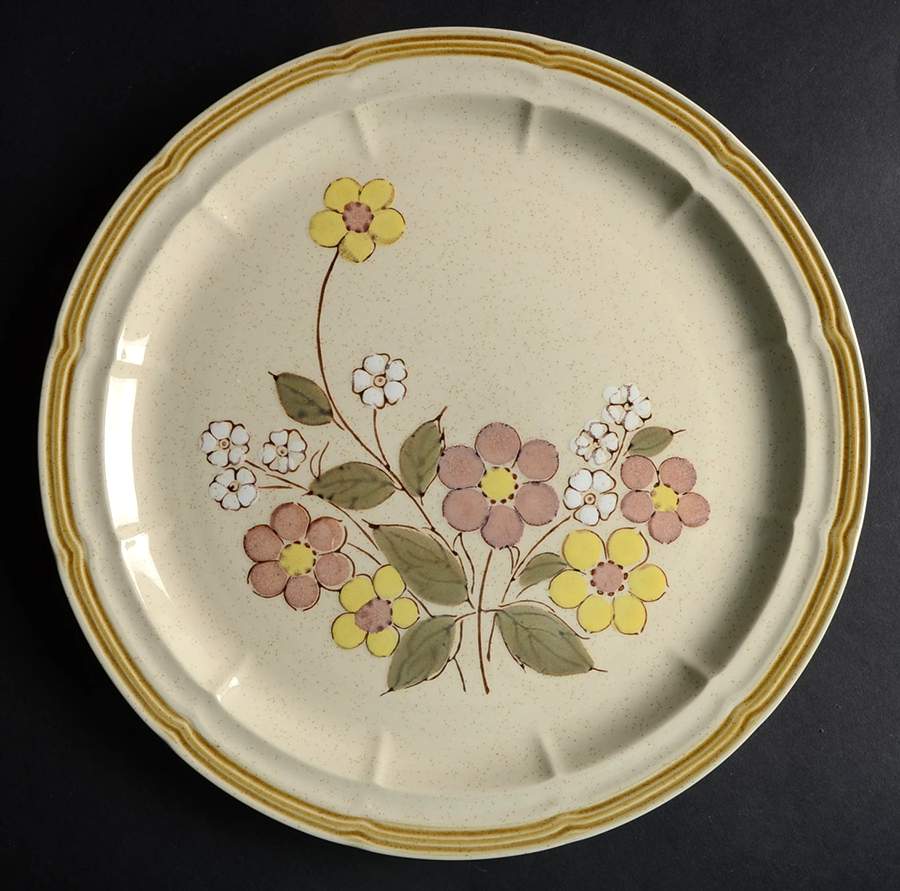 Floral Garden 12" Chop Plate (Round Platter) by Crown Manor-1