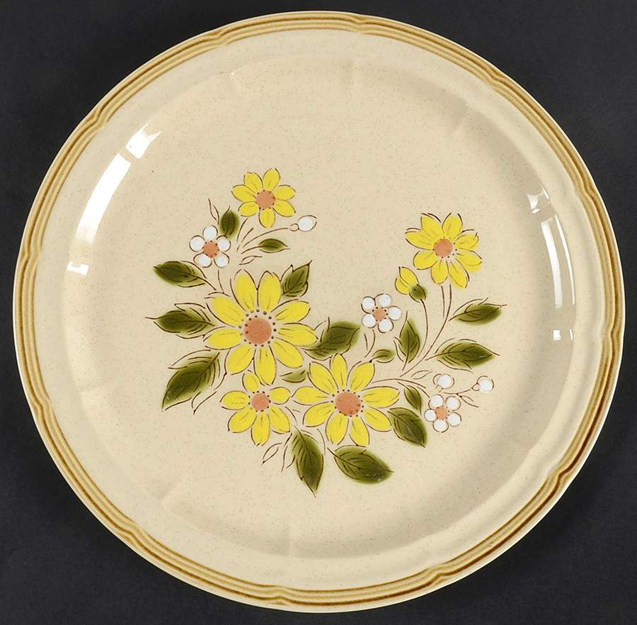 Spring Daisy 12" Chop Plate (Round Platter) by Crown Manor-1