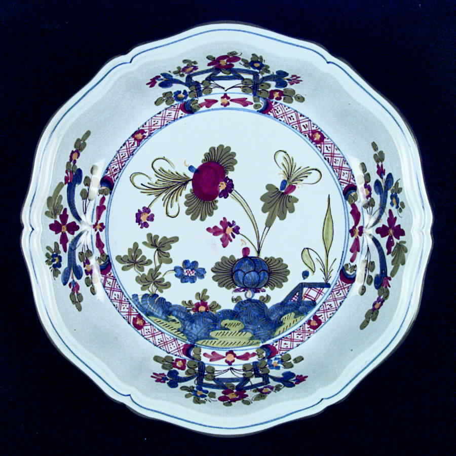 Garofano Imola 11" Round Vegetable Bowl by Imolarte (Imola)-1