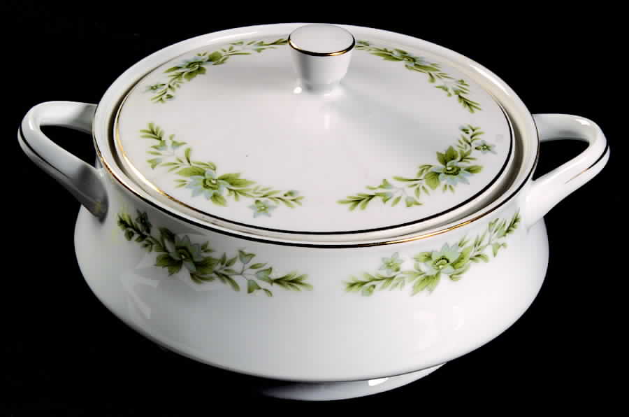 Garlands of Glory Round Covered Vegetable by Creative Manor-1