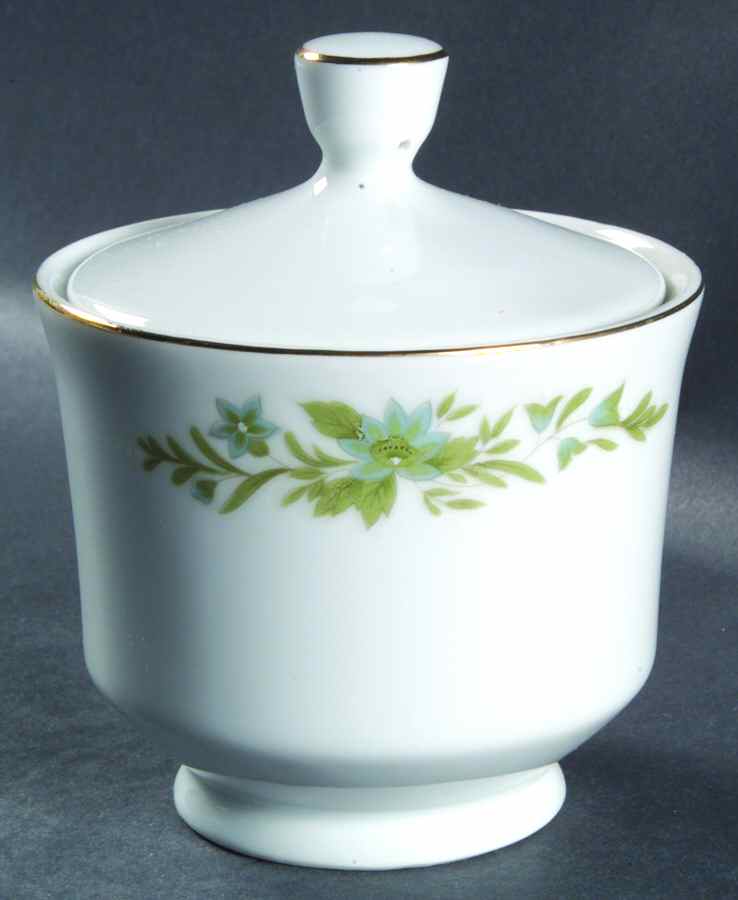 Garlands of Glory Sugar Bowl & Lid by Creative Manor-1