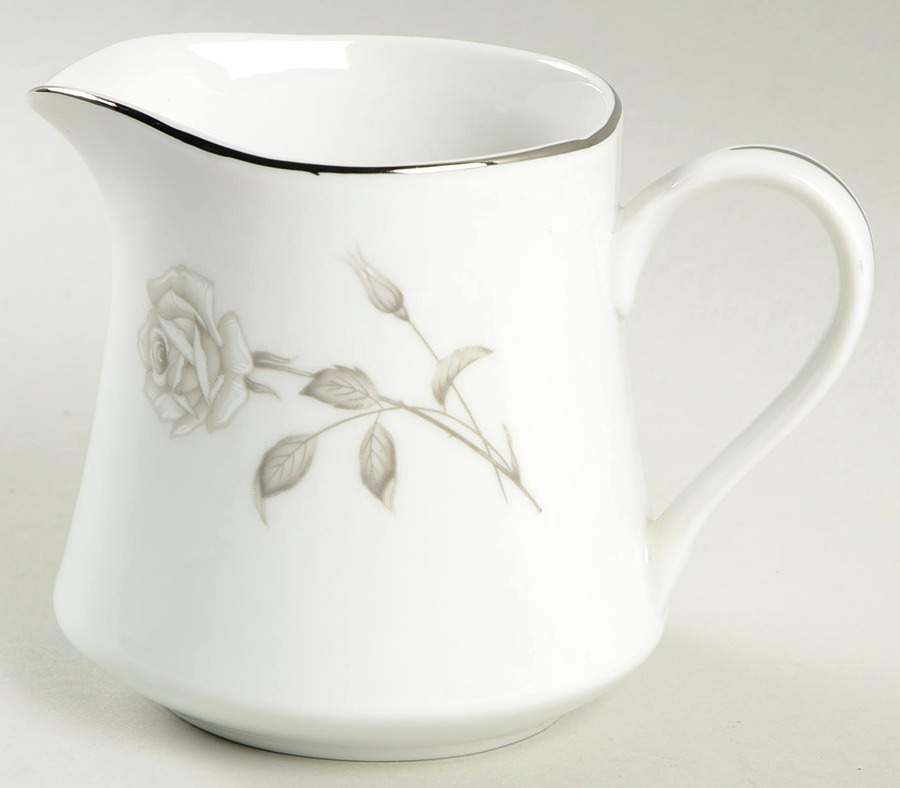 Silver Rose Creamer by Creative Manor-1