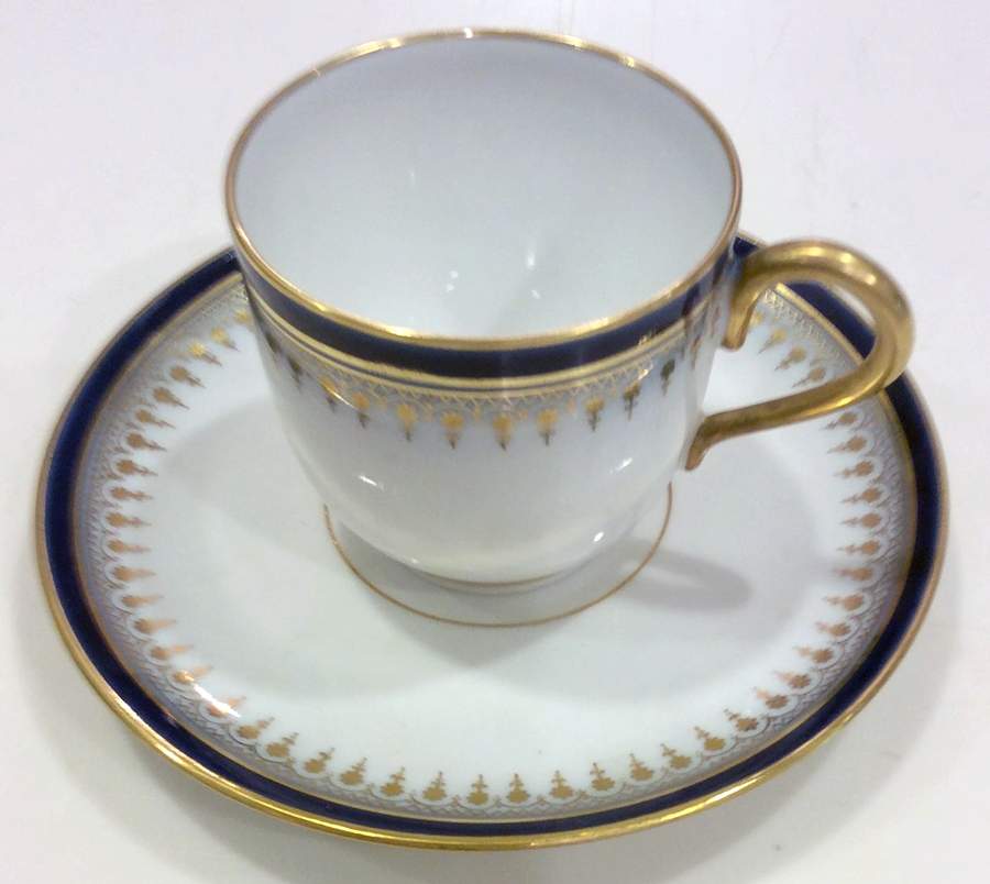 CMT17 Flat Demitasse Cup & Saucer Set by Charles Martin-1