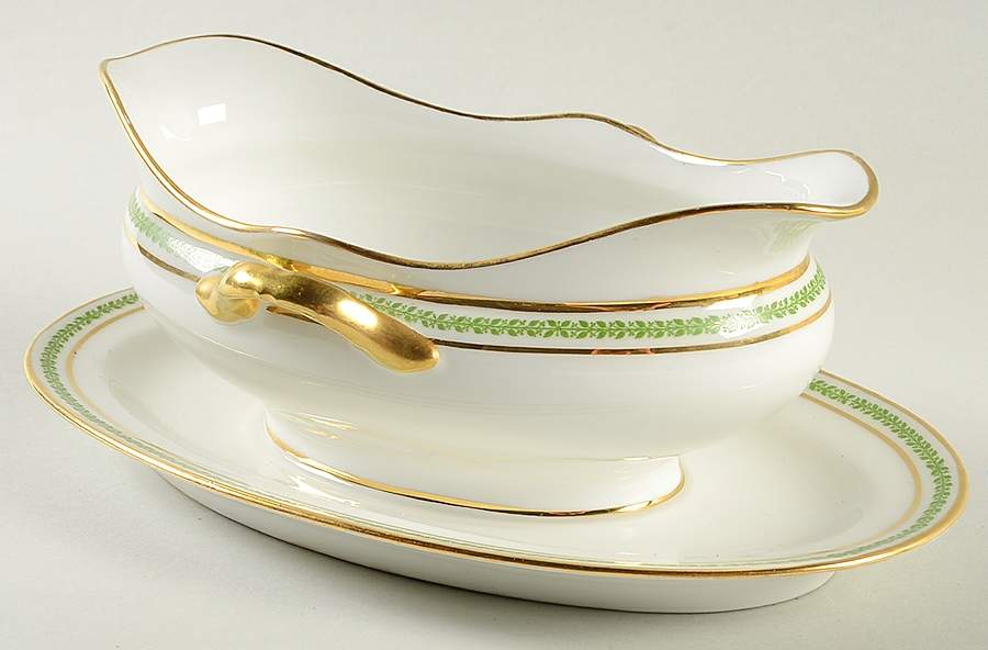 CMT2 Gravy Boat with Attached Underplate by Charles Martin-1