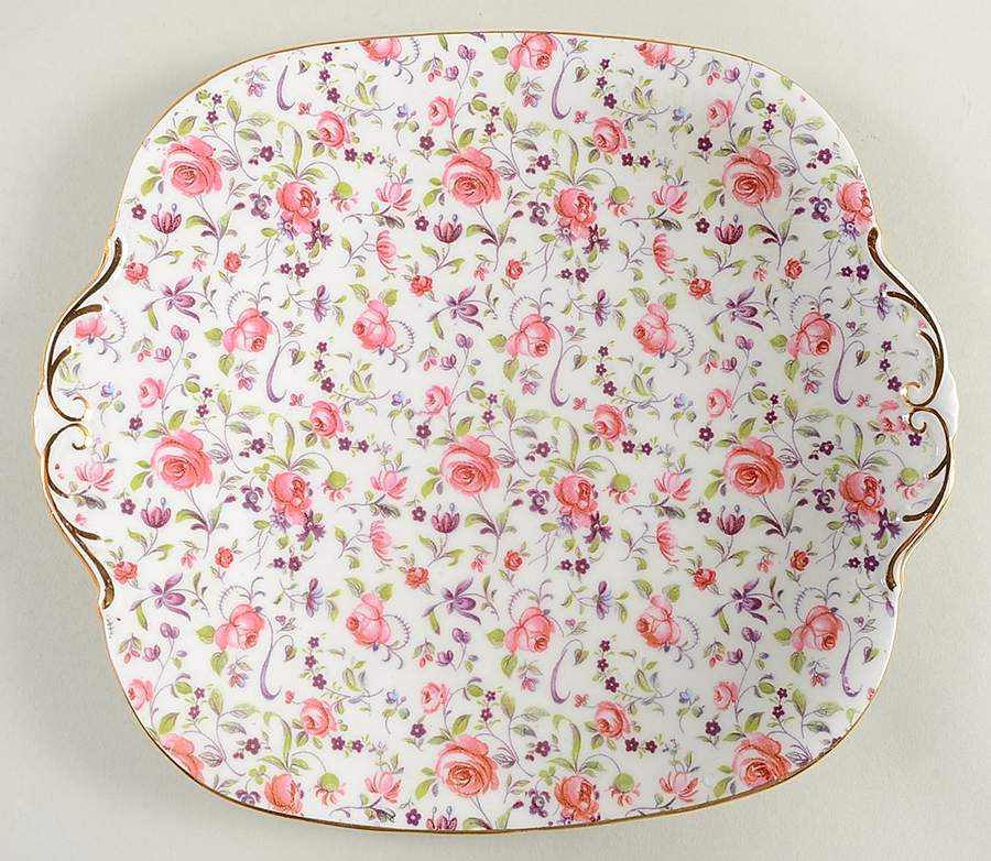 CN1 (England) Handled Cake Plate by Clarence (England)-1