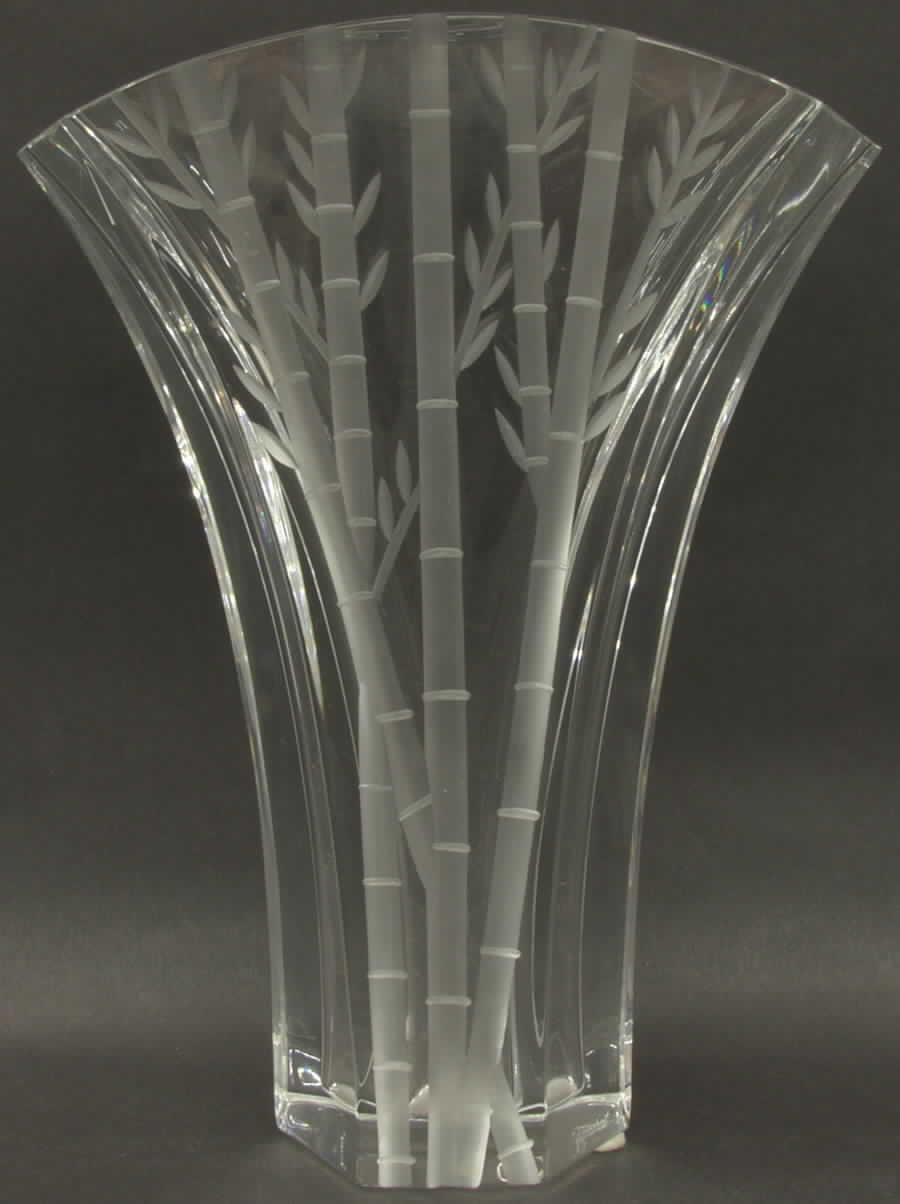 Ginkgo 9" Flower Vase by Baccarat-1