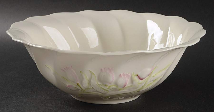 BLP13 10" Scalloped Bowl by Belleek Pottery (Ireland)-1