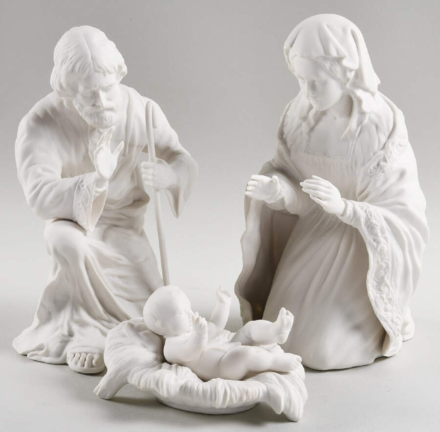 Spirit of Bethlehem Holy Family-Boxed 3 Pc Set - With Box by Boehm-1