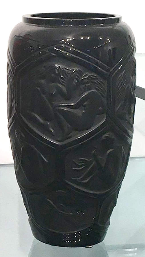 Hesperides 9" Flower Vase by Lalique-1
