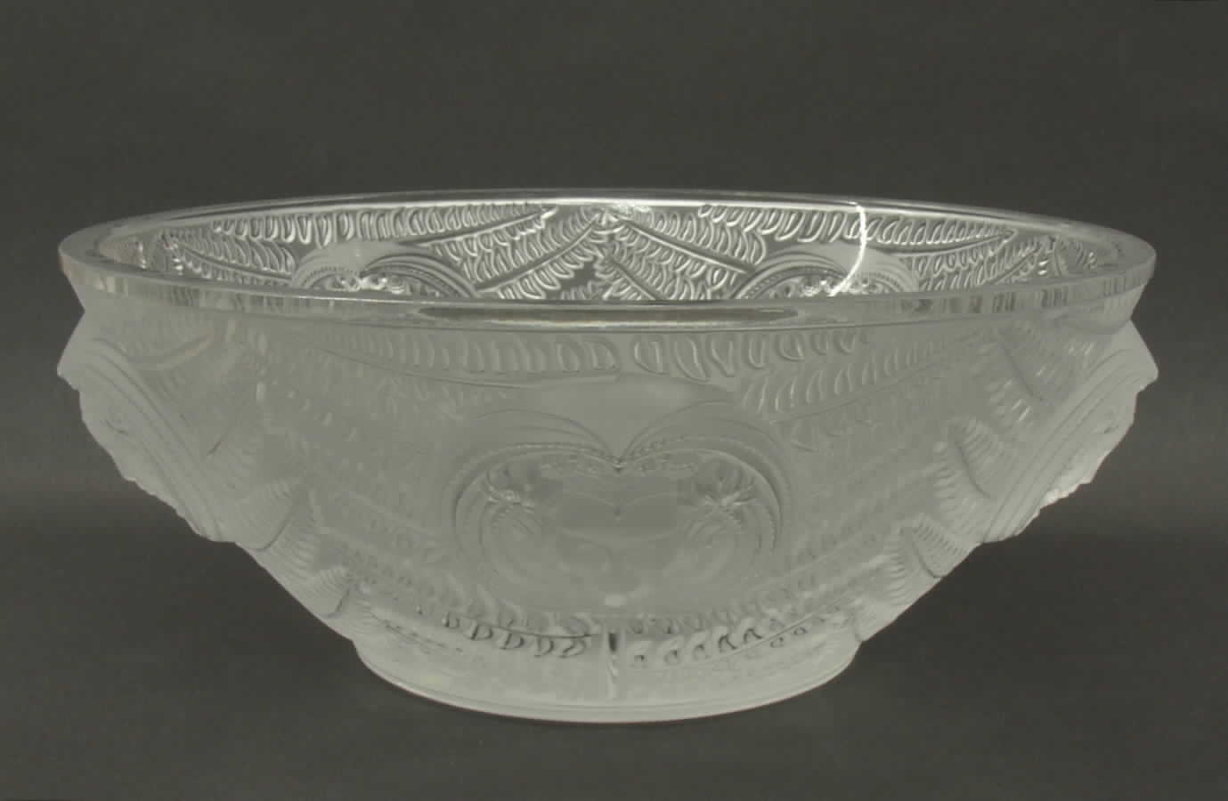 Psyche 11" Round Bowl by Lalique-1