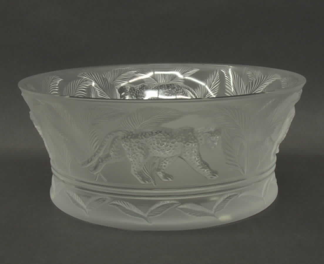 Jungle 10" Round Bowl by Lalique-1