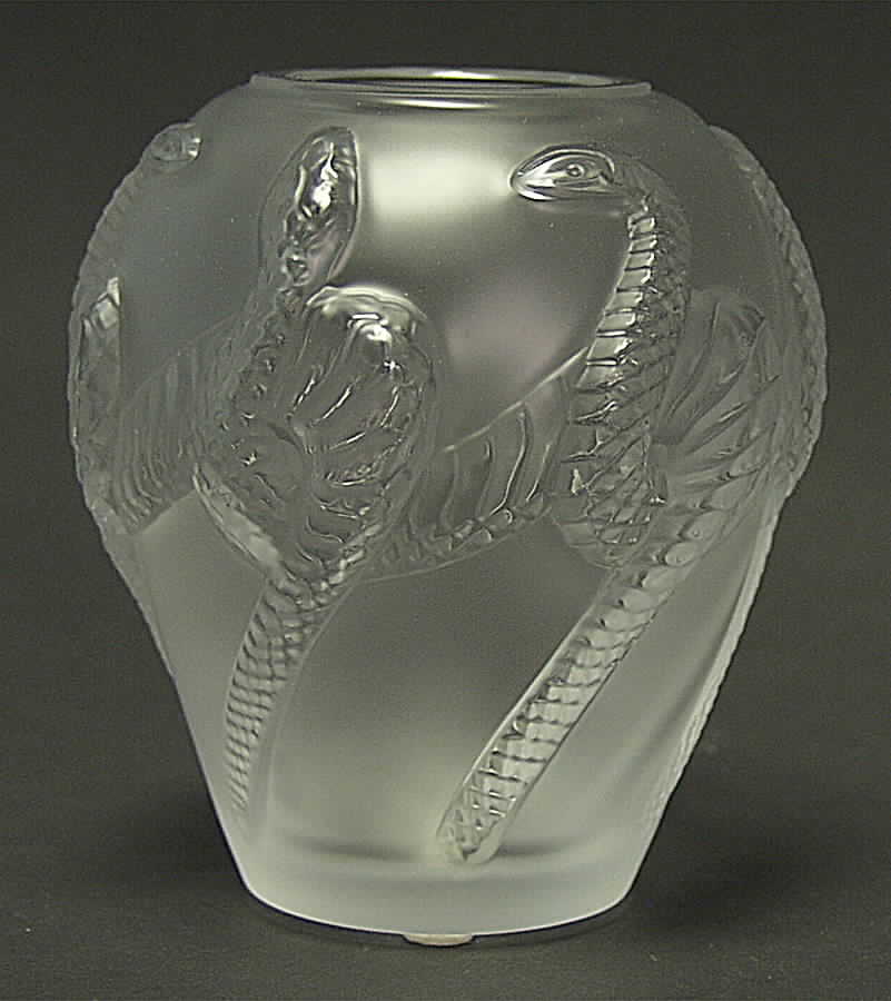Charmeur 4" Flower Vase by Lalique-1