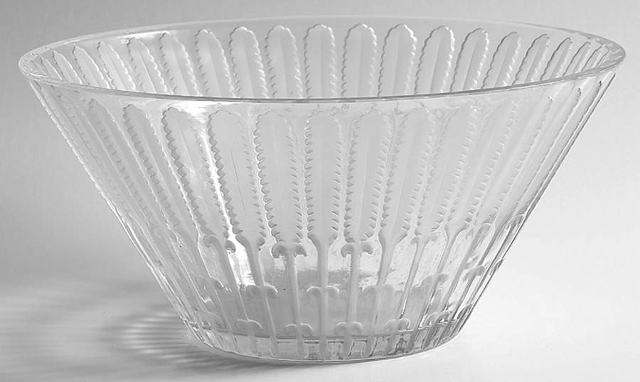 Feather Wheat 10" Round Bowl by Lalique-1