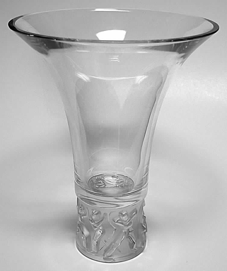 Jazzy 11" Flower Vase by Lalique-1