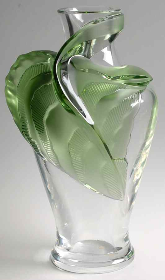 Tanega 14" Flower Vase by Lalique-1