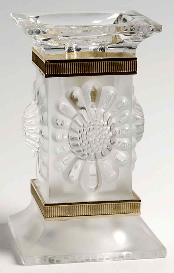 Paquerettes 5" Single Light Candlestick by Lalique-1
