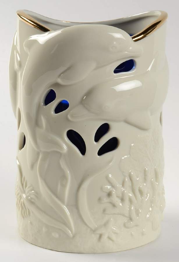 Dolphins Undersea Discovery Votive Candleholder by Lenox-1