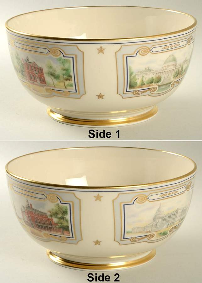 Us Gongress Bicentennial 8" Round Bowl by Lenox-1