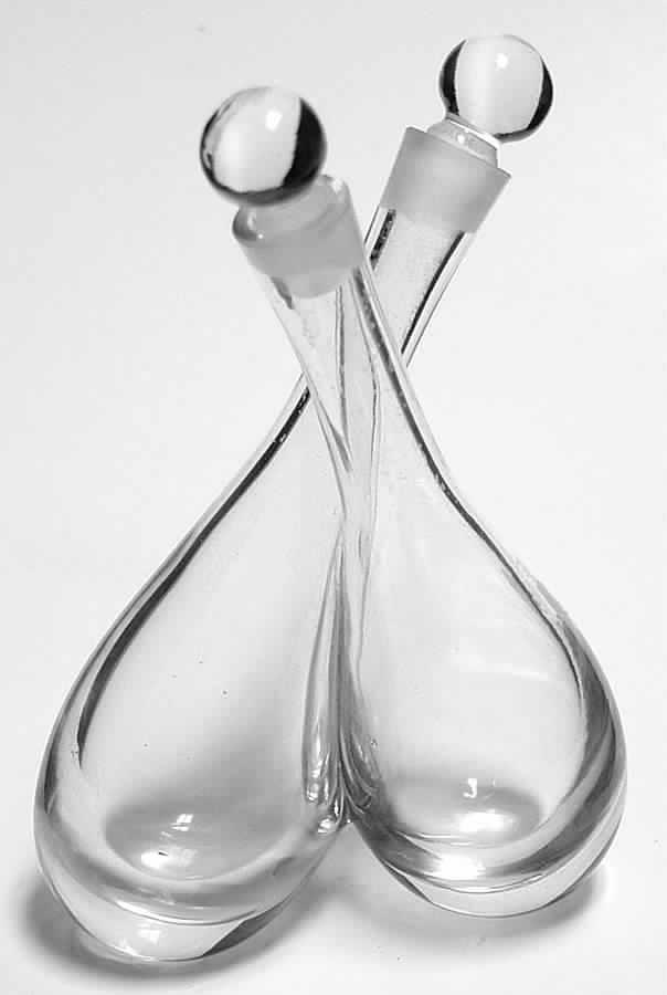 Edward Hald (EH) Salad Dressing Bottle & Stopper by Orrefors-1