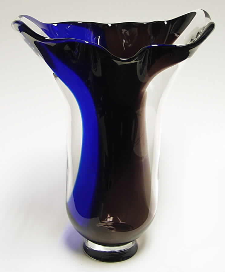Butterfly 10" Flower Vase by Orrefors-1