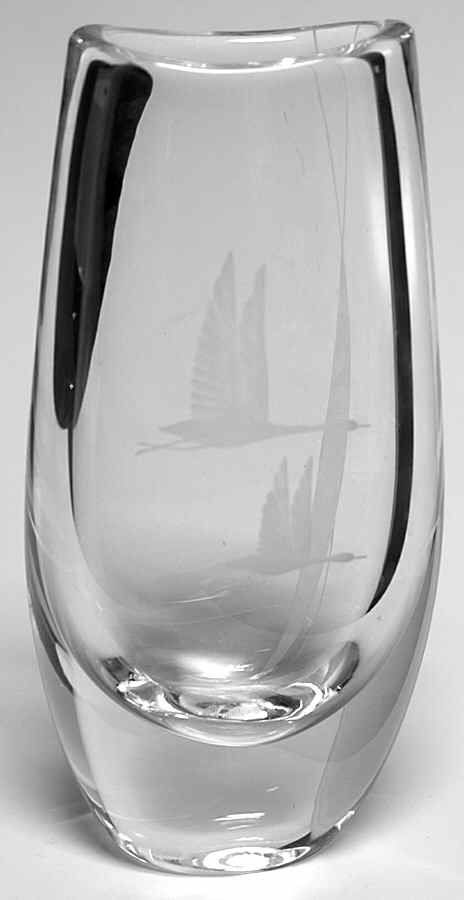 Unnamed Cut Vases 7" Flower Vase by Orrefors-1
