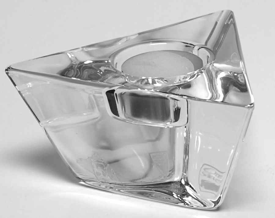 Triangle Votive Candleholder by Orrefors-1